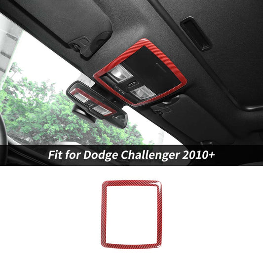 Front Reading Light Lamp Cover Trim Frame For Dodge Challenger 2010+ Accessories | CheroCar