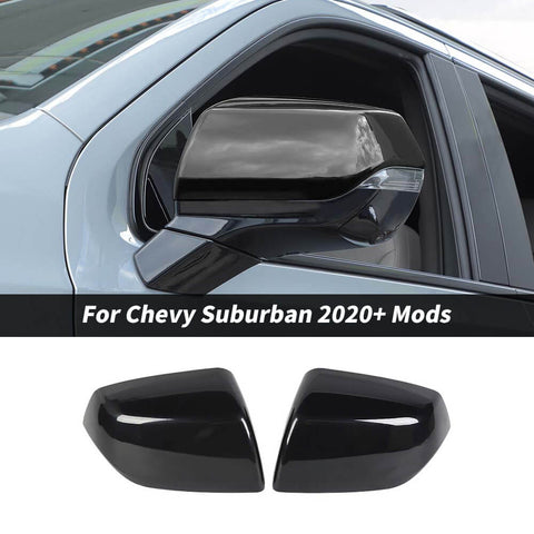 For 2020+ Chevy Suburban/Silverado EV/GMC Sierra EV Rearview Side Mirror Cover Caps