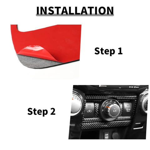 For 2010-2023 Toyota 4Runner Air Conditioner Switch Panel Sticker