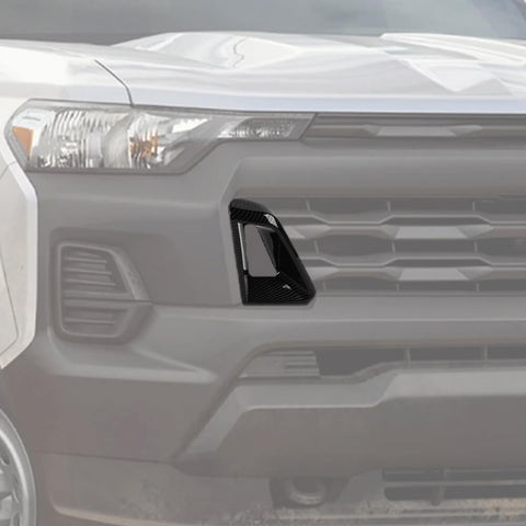 For 2023+ Chevy Colorado Front Side Bumper Grille Air Outlet Insert Cover Trim