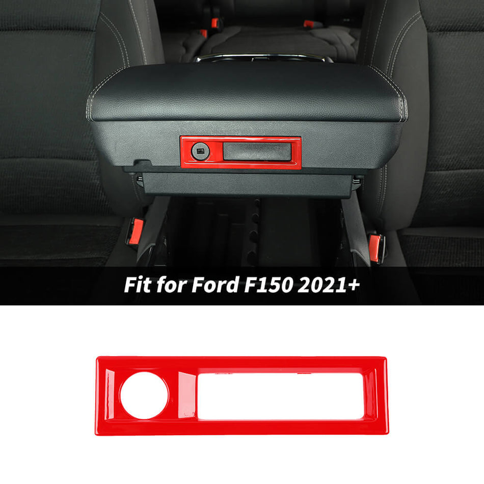 For 2021+ Ford F150 Center Armrest Box Switch Button Cover Trim