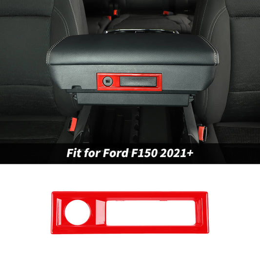 For 2021+ Ford F150 Center Armrest Box Switch Button Cover Trim