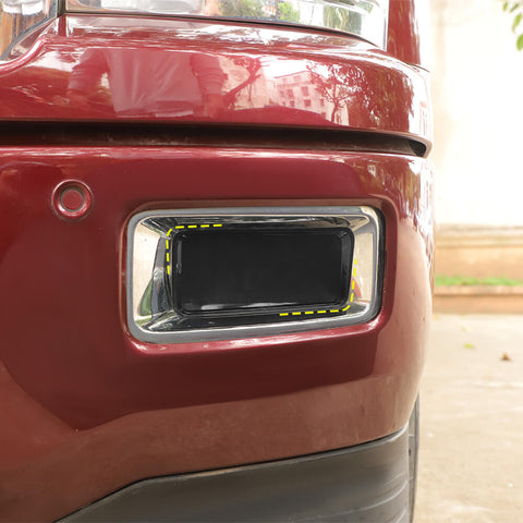 For 2014-2018 Chevy Silverado/GMC Sierra Smoked Front Fog Light Lamp Panel Cover Trim