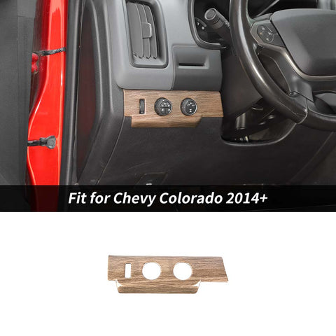 Headlight Switch Panel Bezel Cover Trim For Chevy Colorado 2014+ Accessories | CheroCar