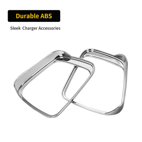 For 2011+ Dodge Durango Rearview Mirror Rain Eyebrow Cover Trim