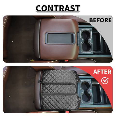 For 2014-2017 Chevy Silverado/GMC-SIERRA/Suburban/Tahoe/GMC-YUKON Interior Center Console Armrest Box Pad Trim Cover