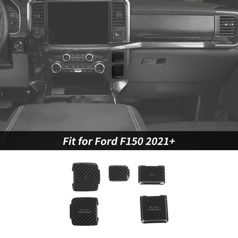 5 x Interior Control Power Socket Cover Trim For Ford F150 2021+ Accessories | CheroCar