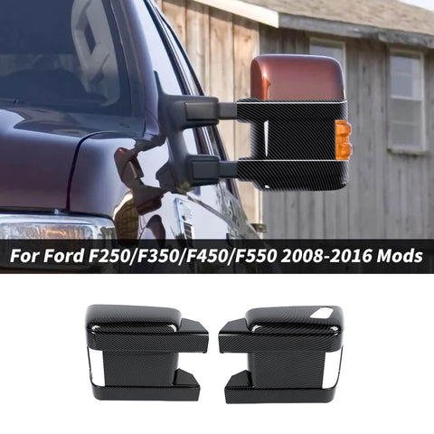 For 2008-2016 Ford F250/F350/F450/F550 Side Rearview Mirror Shell Trim Cover