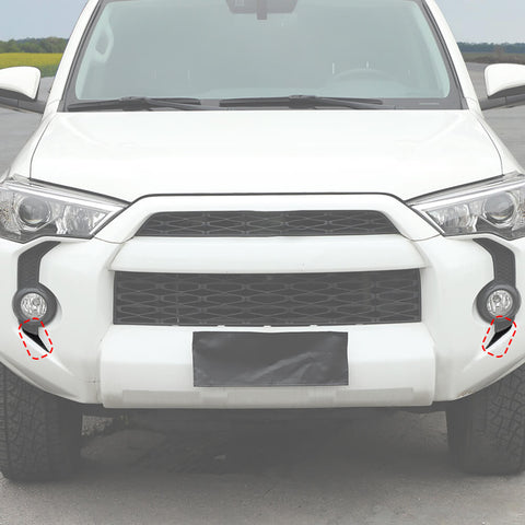 For 2014-2023 4Runner SR5/TRD Pro Front Bumper Fog Light End Garnish Trim Cover
