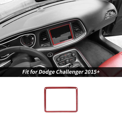 Inner Central GPS Navigation Trim For Dodge Challenger 2015+ Real Accessories | CheroCar