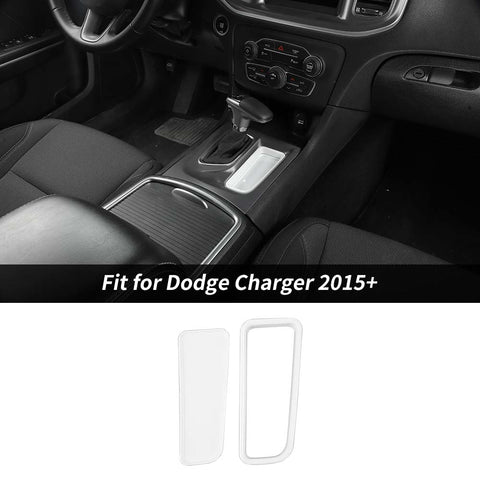 Gear Shift Storage Compartment Decor For Dodge Charger 2015+ Accessories | CheroCar