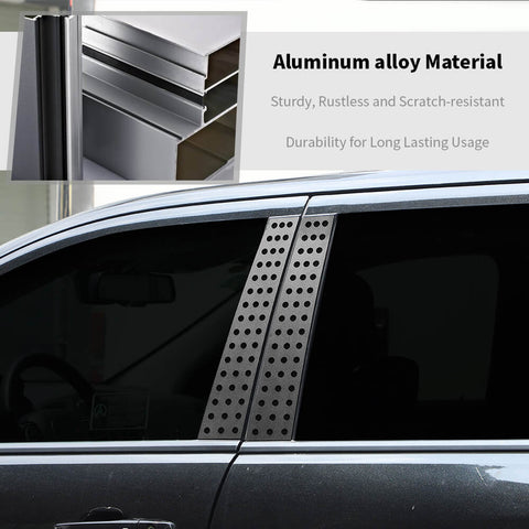 For 2011+ Dodge Durango Car Exterior Window Pillar Post Decor Trim Panel Accessories