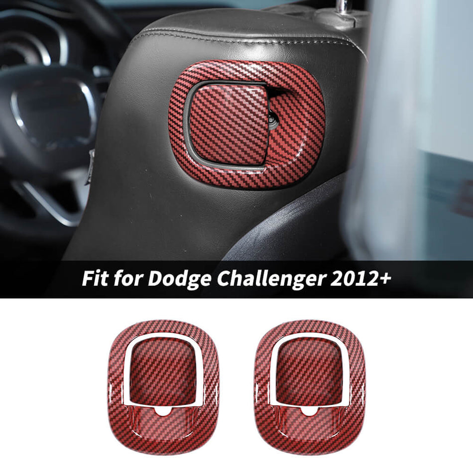 For 2012+ Dodge Challenger Backrest Seat Handle Decor Cover Trim