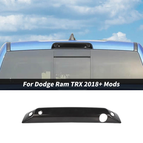 For 2018+ Dodge RAM Smoke Black Hight Brake Tail Light Cover Trim