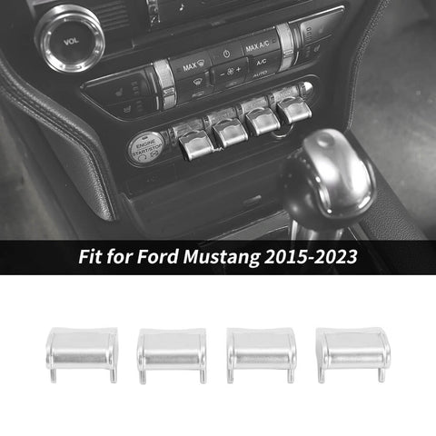 For 2015-2023 Ford Mustang Center Console Navigation Switch Button Cover Trim