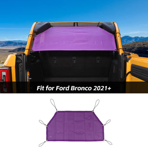 Trunk Heat Mesh Insulation Net Cover For Ford Bronco 2021+ 4-Door Accessories | CheroCar