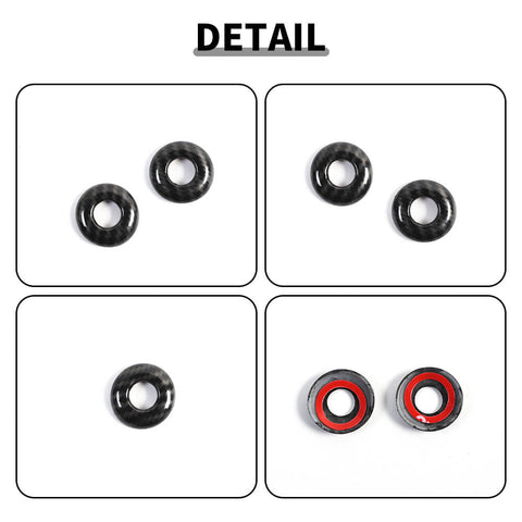 For 2014+ Dodge Challenger Door Lock Pin Decor Cover Trim Ring