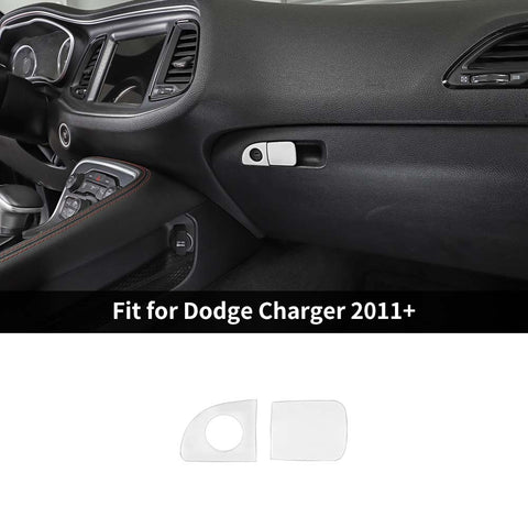 Passenger Storage Grab Handle Button Trim for Dodge Challenger 2015+ & Charger 2010+ & Chrysler 300C 2011+｜CheroCar