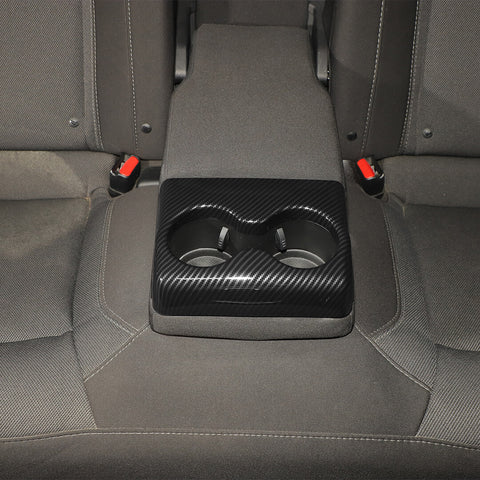 For 2011+ Dodge Charger/300/300C Rear Seat Armrest Cup Holder Trim Cover