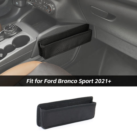 Gear Shift Side Storage Bag Organizer Holder For Ford Bronco Sport 2021+ Accessories | CheroCar