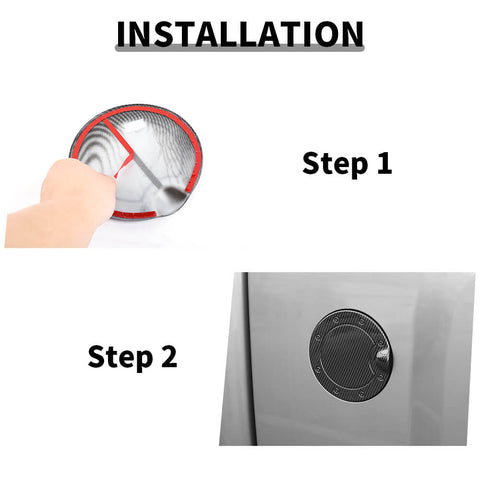 For 2007-2017 Chevy Silverado/GMC-SIERRA Chrome Gas Cap Door Fuel Tank Cover