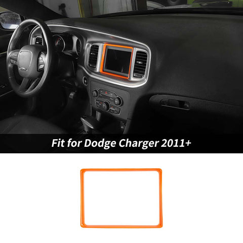 GPS Navigation Screen Frame Trim Bezels For Dodge Charger 2011+ Accessories | CheroCar