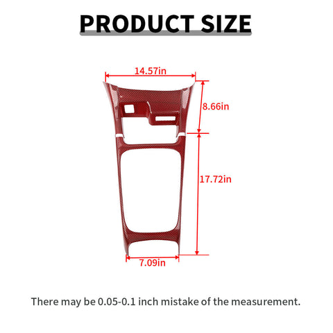 For 2014-2020 Dodge Durango Center Console Gear Shift Panel Cover Trim