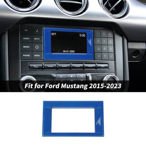 For 2015-2023 Ford Mustang Navigation GPS Small Screen Frame Trim Cover Bezels