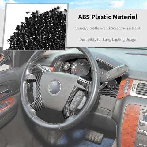 For 2007-2013 Chevy Avalanche/Suburban/Tahoe/Siverado/GMC-YUKON/SIERRA Steering Wheel/Instrument Panel Trim Cover Kit