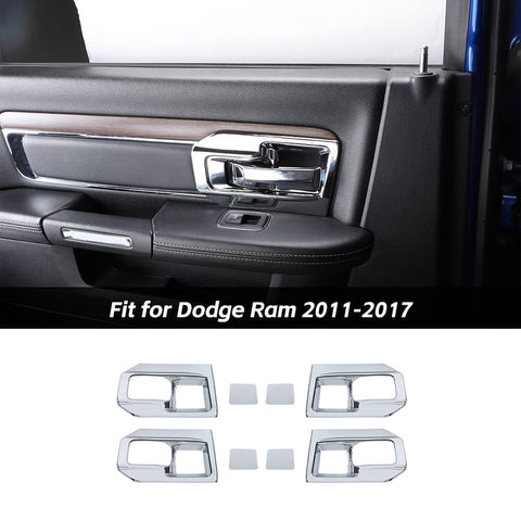 Interior Door Handle Bowl Trim Cover Decor For Dodge Ram 2011-2017 Accessories | CheroCar