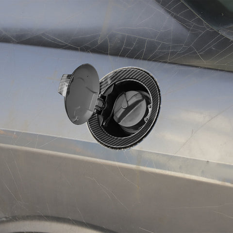 For 2009+ Dodge Challenger Gas Cap Fuel Filler Door Tank Cap Trim Cover