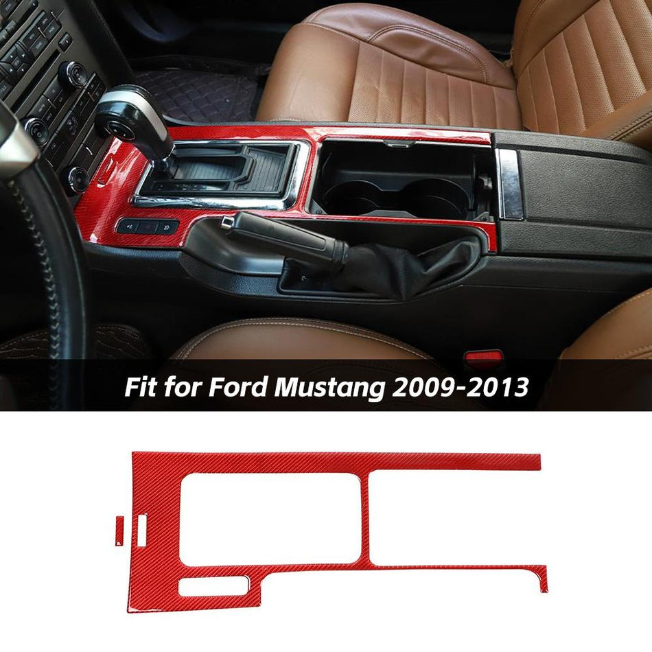 For 2009-2013 Ford Mustang Center Console Gear shifter Panel Frame Cover