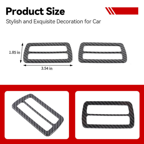 For 2024+ 4Runner Interior Dashboard Air Vent Outlet Cover Trim