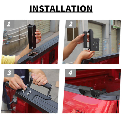 For 2015+ Ford F150 Rear Cargo Box Tailgate Trunk Assist Grab Handle (2 pcs)