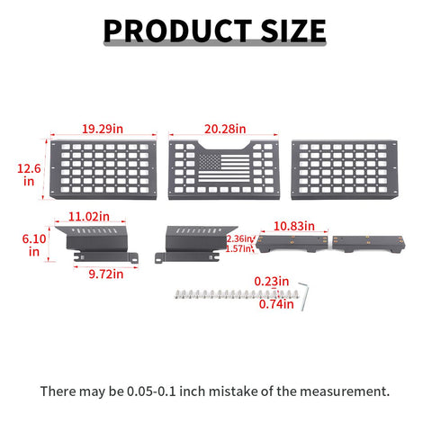 For 2019+ GMC Sierra 1500 GMC Sierra Tailgate Extension Panel, Black