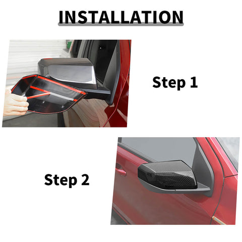 For 2023+ Chevy Colorado/GMC-CANYON Exterior Rearview Mirror Shell Trim Cover