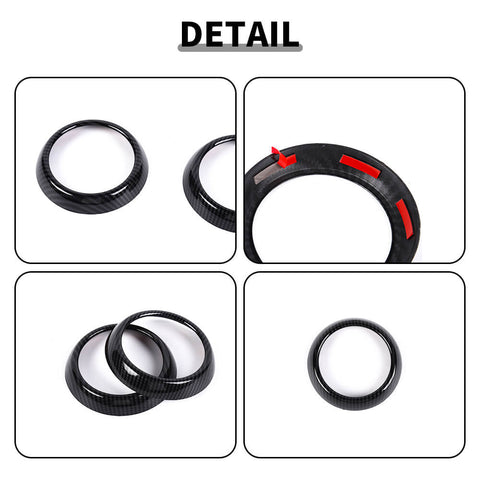 For 2023+ Chevy Colorado Center Console Air Vent Trim Ring Cover