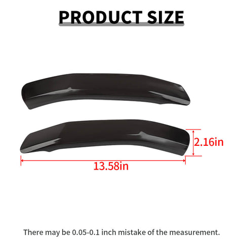 For 2018-2023 Ford Mustang Front Fog Light Lamp Cover Trim Decor Bezels