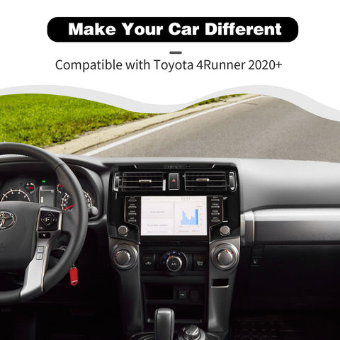 For 2020-2023 Toyota 4Runner Interior Central Control GPS Navigation Panel Trim Cove