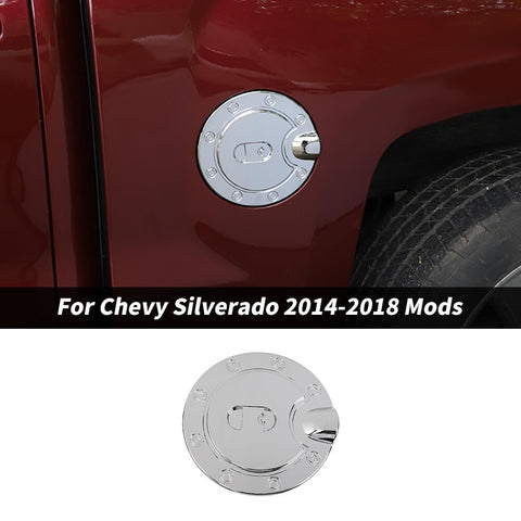 For 2014-2018 Chevy Silverado/GMC Sierra Fuel Tank Door Panel Cap Cover Trim