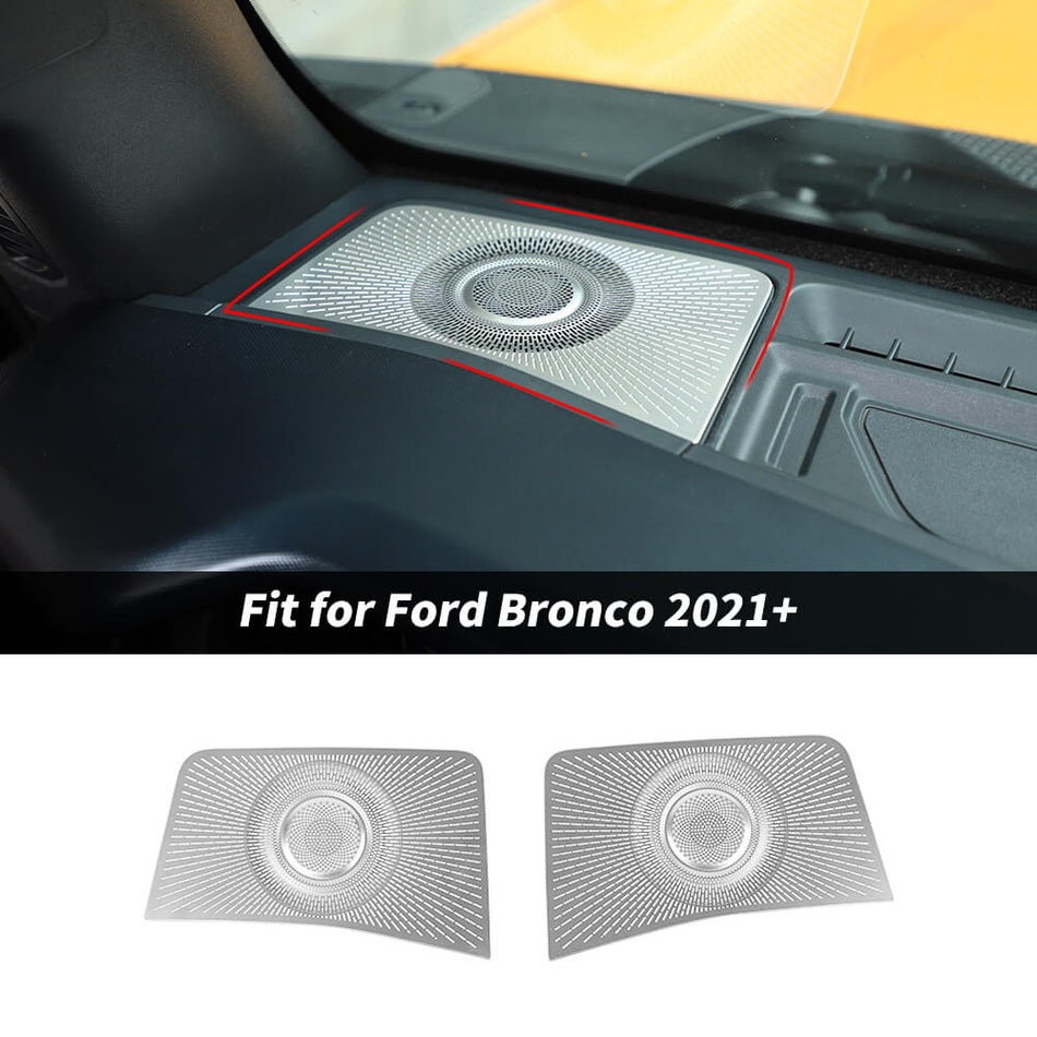 For 2021+ Ford Bronco A-pillar Speaker Horn Net Frame Cover Trim
