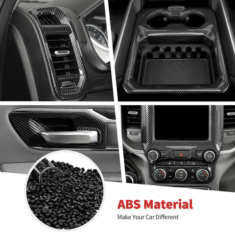 For 2018+ Dodge Ram 1500 27x Interior Decoration Kit Trim Cover