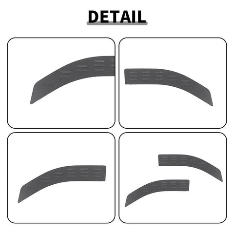 For 2014-2018 Chevy Silverado/GMC Sierra Front/Rear Window Glass Louver Air Vent Panel 2Dr 4Dr