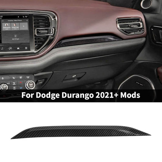 For 2011+ Dodge Durango Co-Pilot Center Console Dash Strip Trim Cover