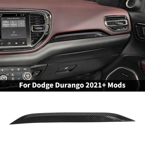 For 2011+ Dodge Durango Co-Pilot Center Console Dash Strip Trim Cover