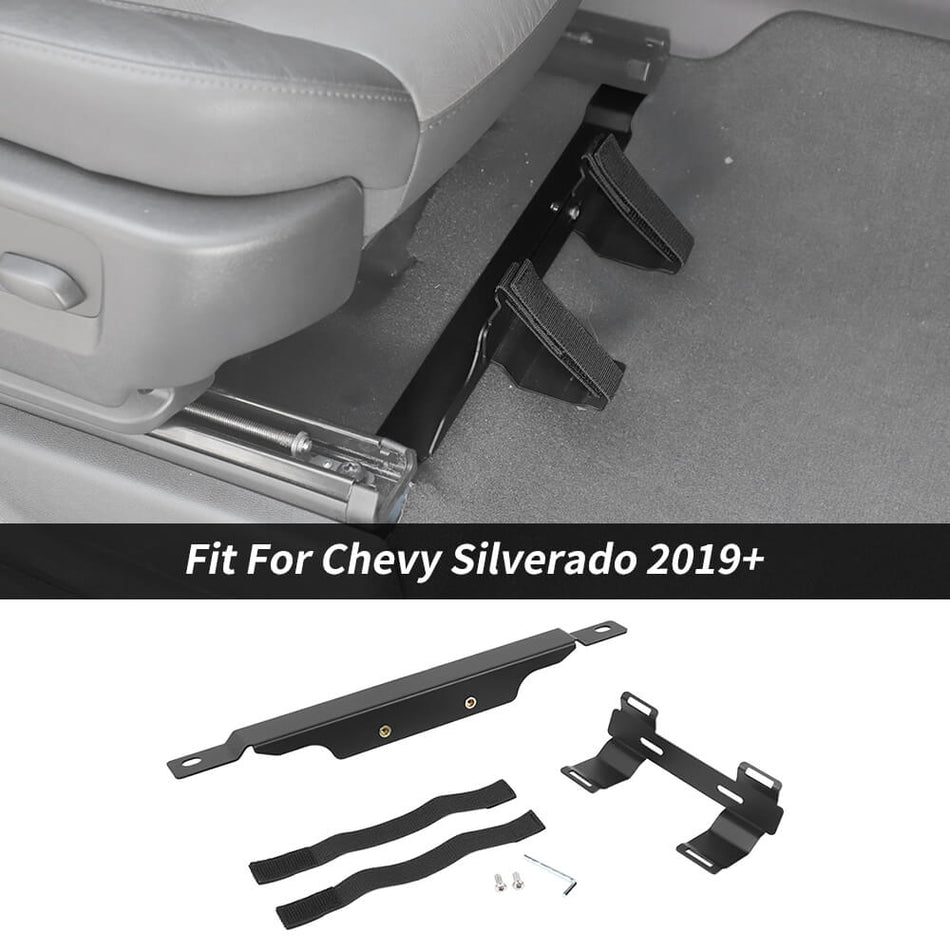 For 2019+ Chevy Silverado Front Under Seat Fire Extinguisher Mount Holder Stand Bracket