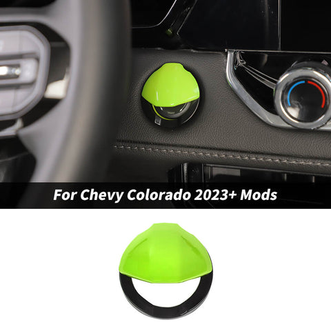 For 2023+ Chevy Colorado One Key Start Engine Stop Switch Button Cover Trim