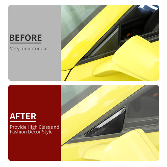 For 2016+ Chevy Camaro Exterior Front Triangle A Pillar Panel Trim