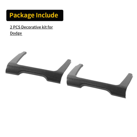 For 2011+ Dodge Durango Seat Back Storage Mesh Bag Frame Cover Trim