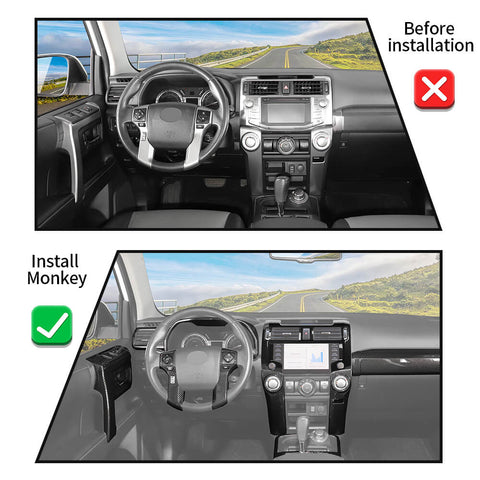 For 2020-2023 Toyota 4Runner 28 x Inner Dash Panel Decoration Cover Trim Kit